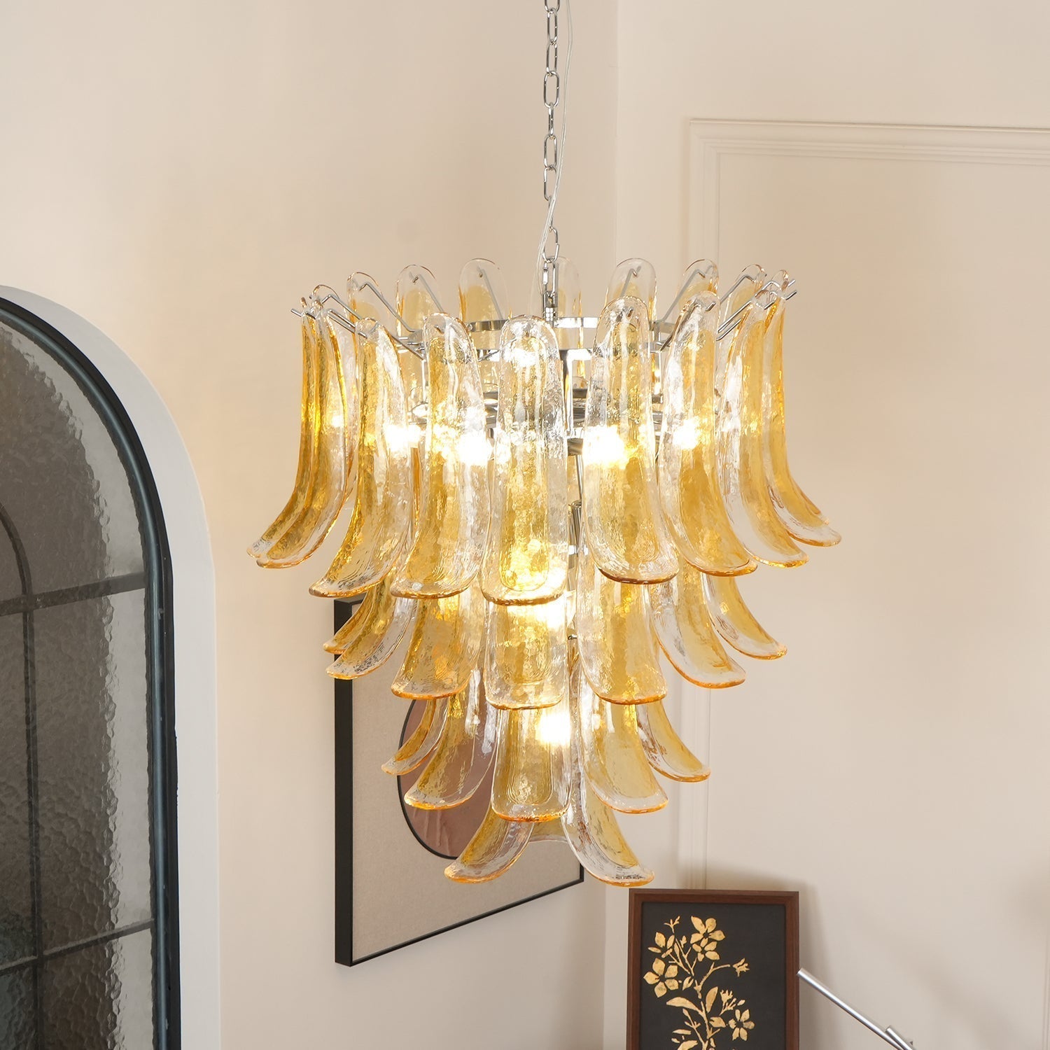 Orshaan Postmodern Luxury Metal Glass Chandelier - Letslighting
