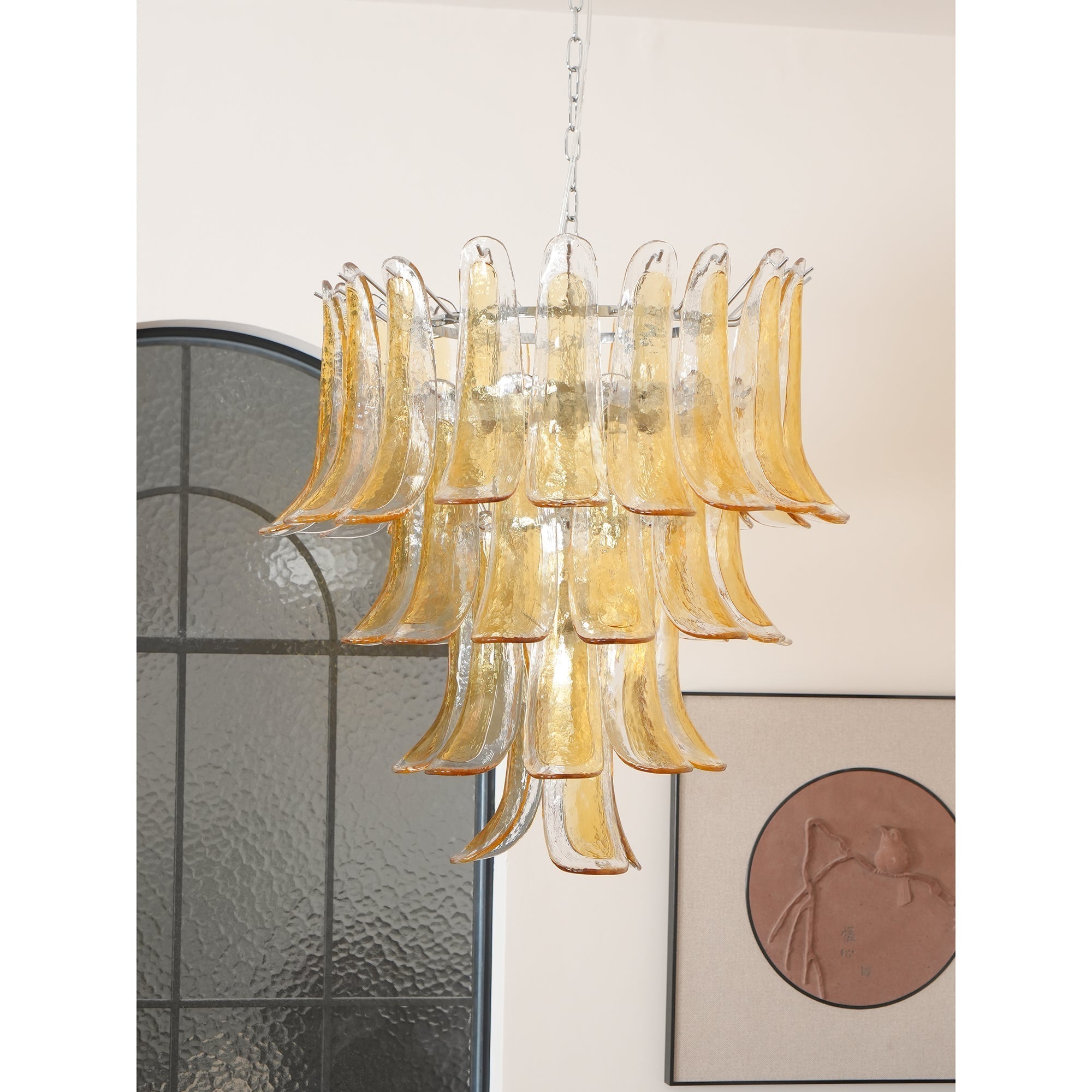 Orshaan Postmodern Luxury Metal Glass Chandelier - Letslighting