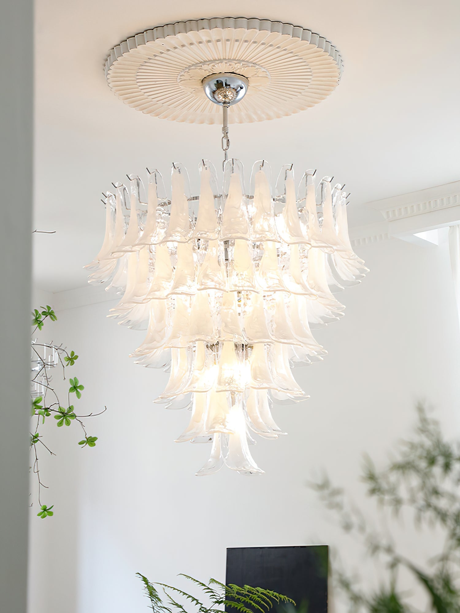 Orshaan Postmodern Luxury Metal Glass Chandelier - Letslighting