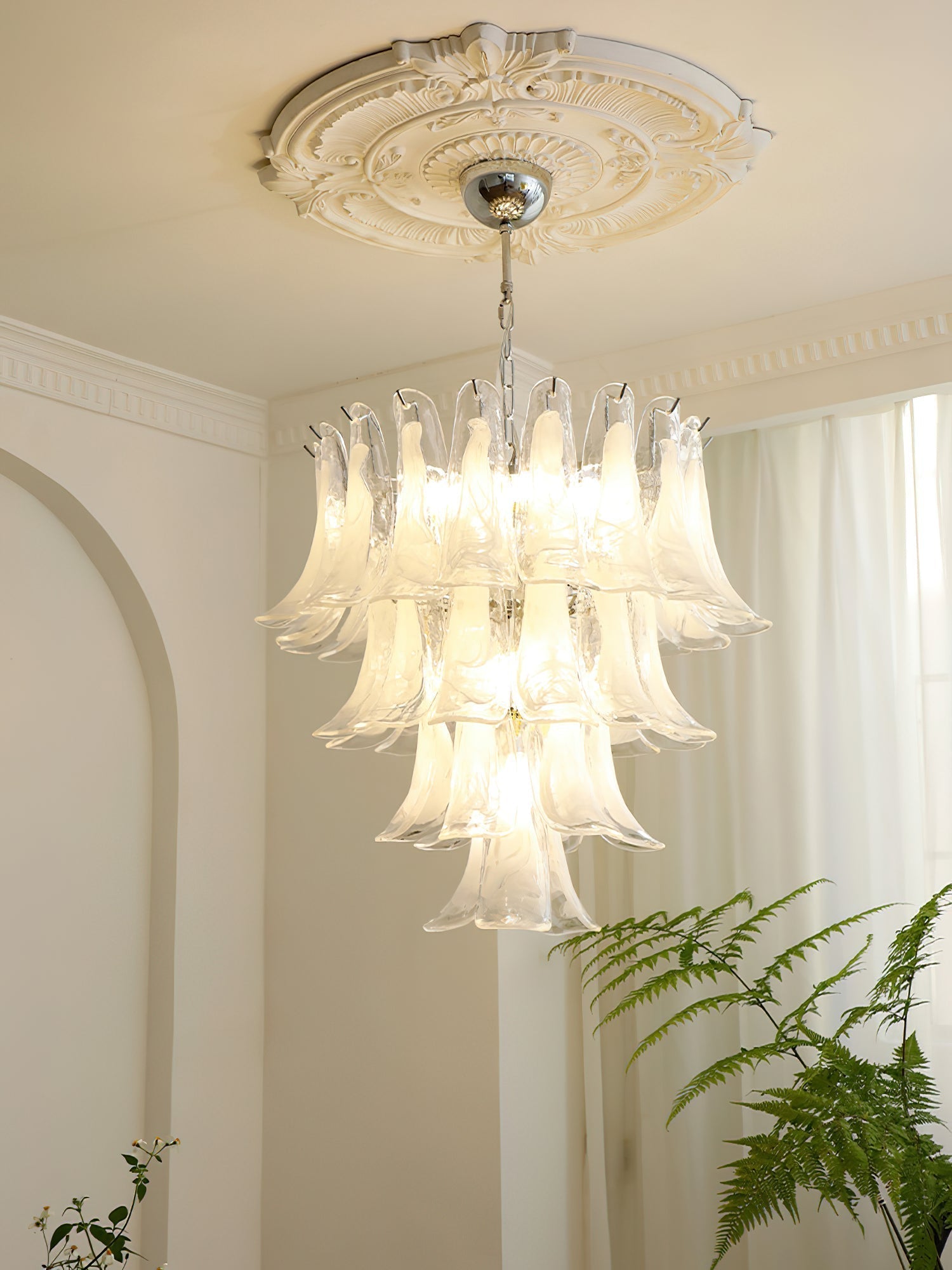 Orshaan Postmodern Luxury Metal Glass Chandelier - Letslighting