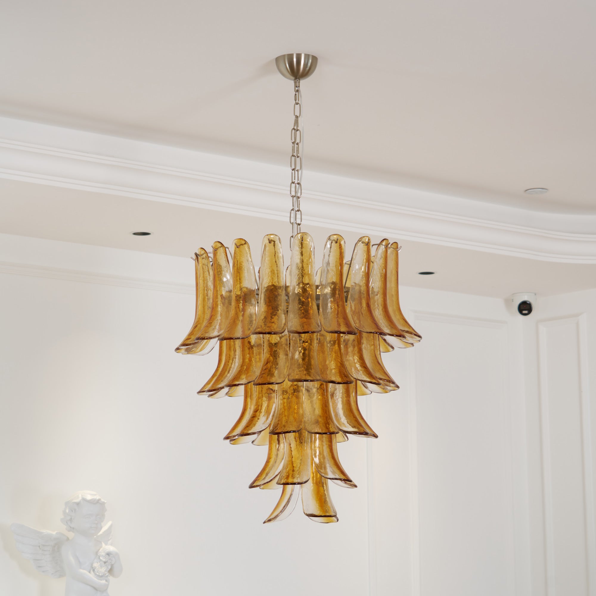 Orshaan Postmodern Luxury Metal Glass Chandelier - Letslighting