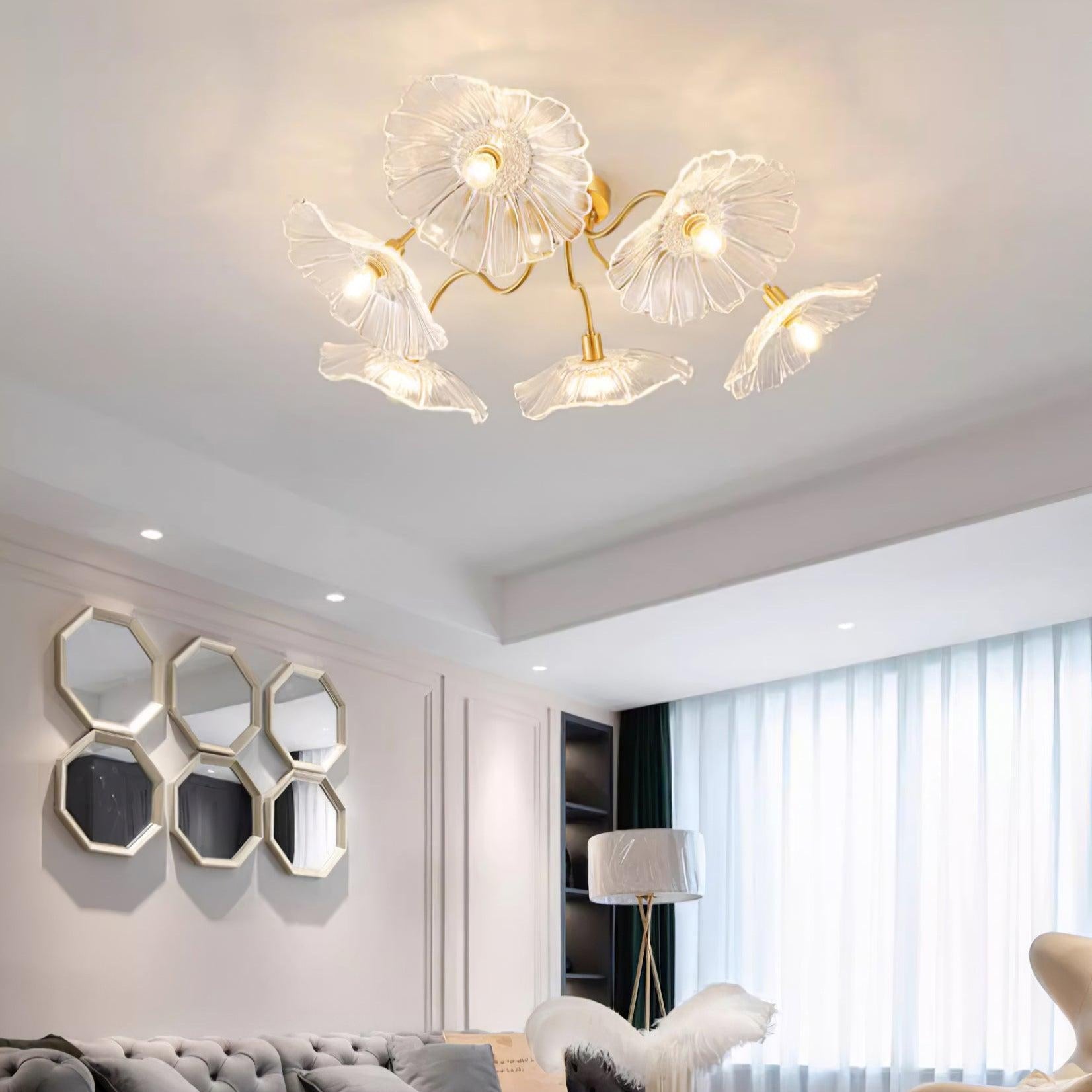 Ryne Deckenleuchte Glas