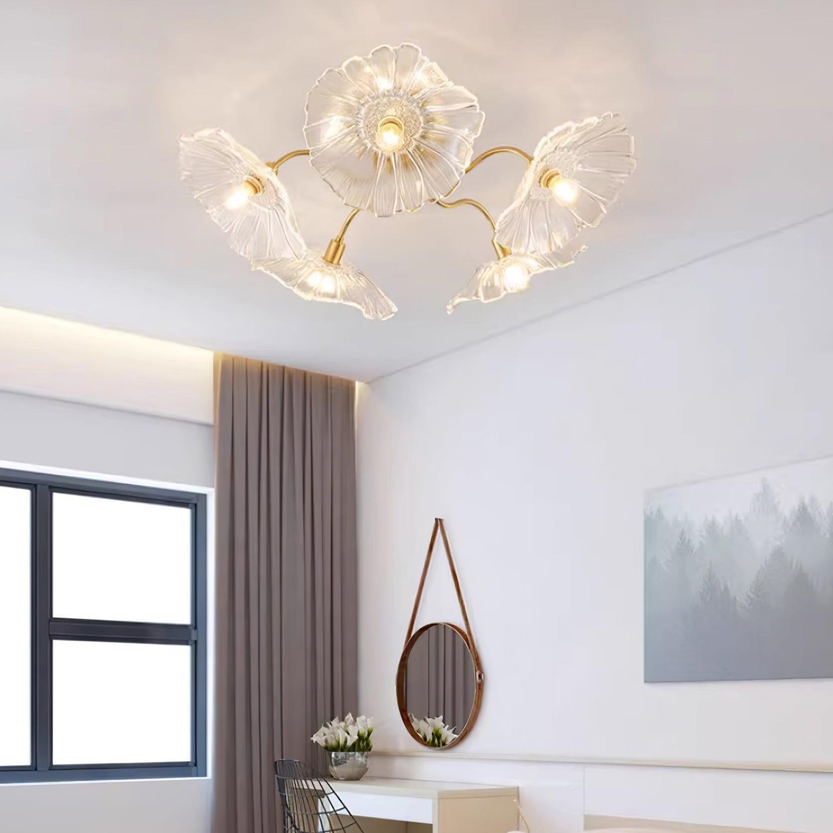 Ryne Deckenleuchte Glas