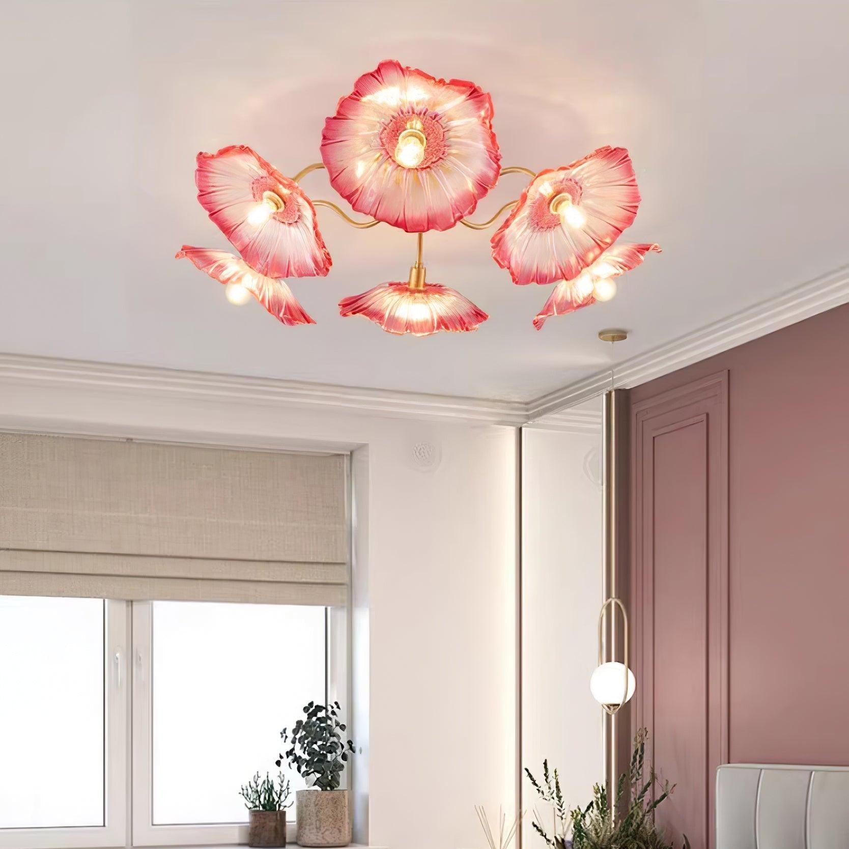 Ryne Deckenleuchte Glas