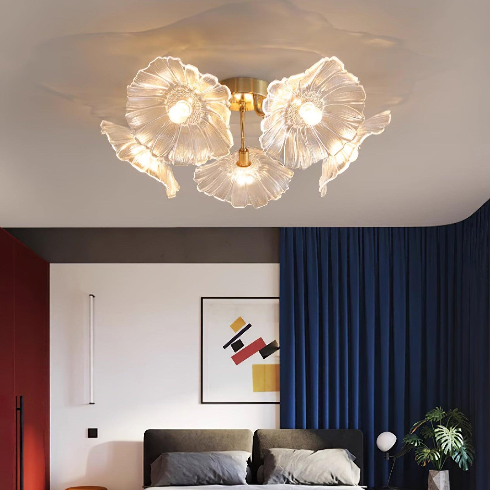 Ryne Deckenleuchte Glas