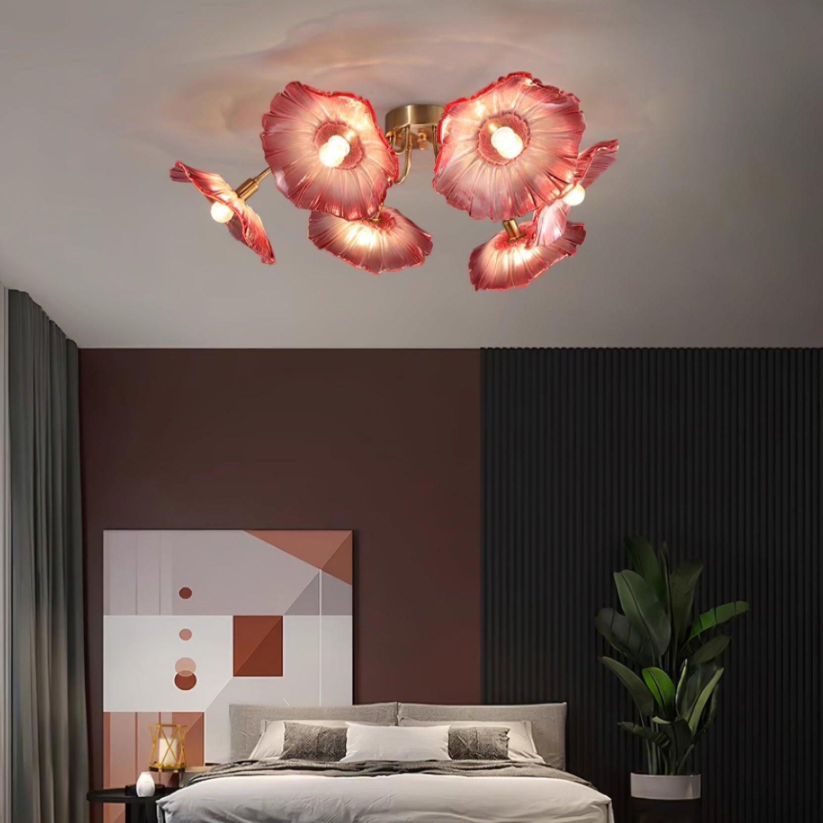 Ryne Deckenleuchte Glas