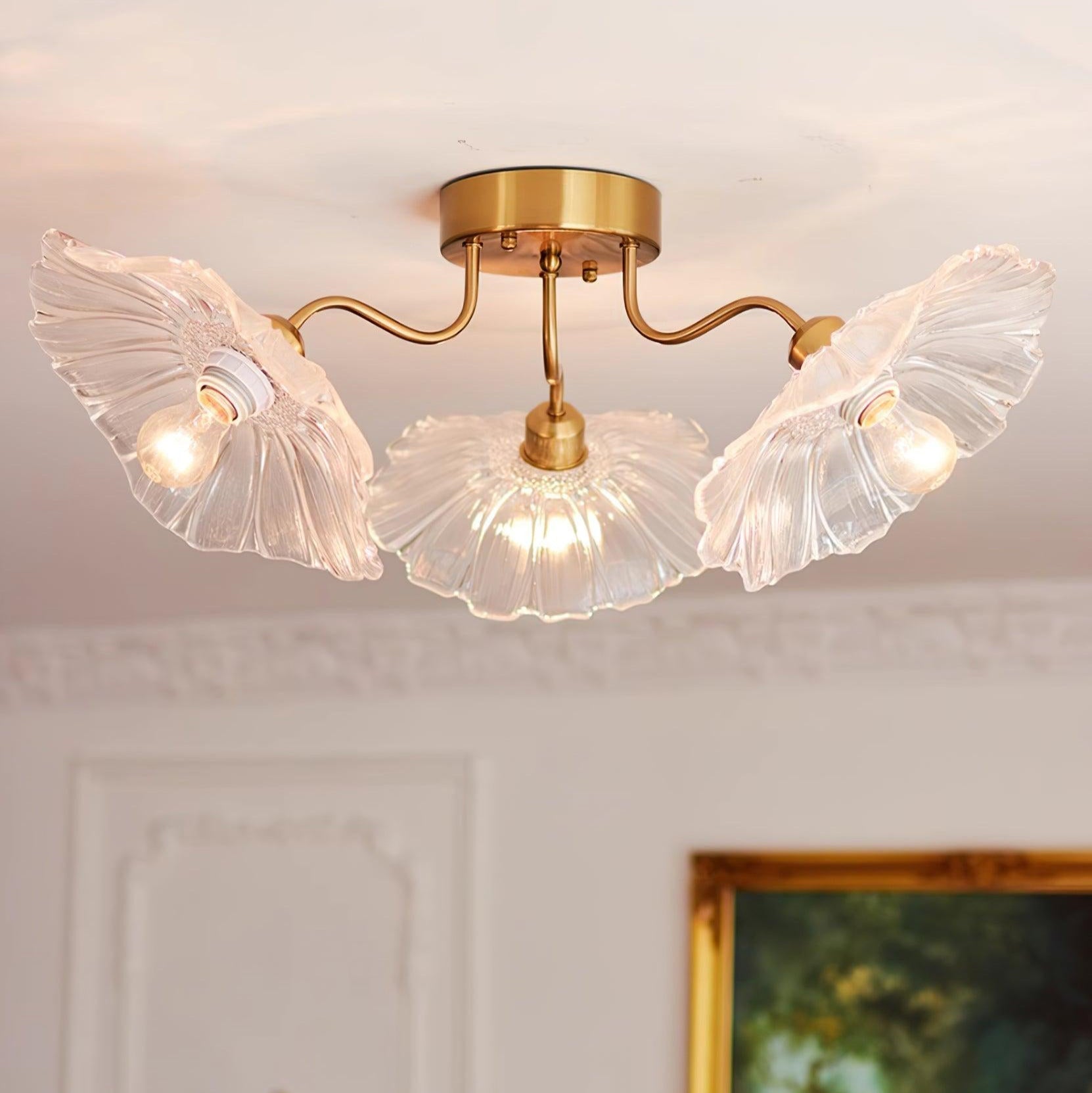 Ryne Deckenleuchte Glas