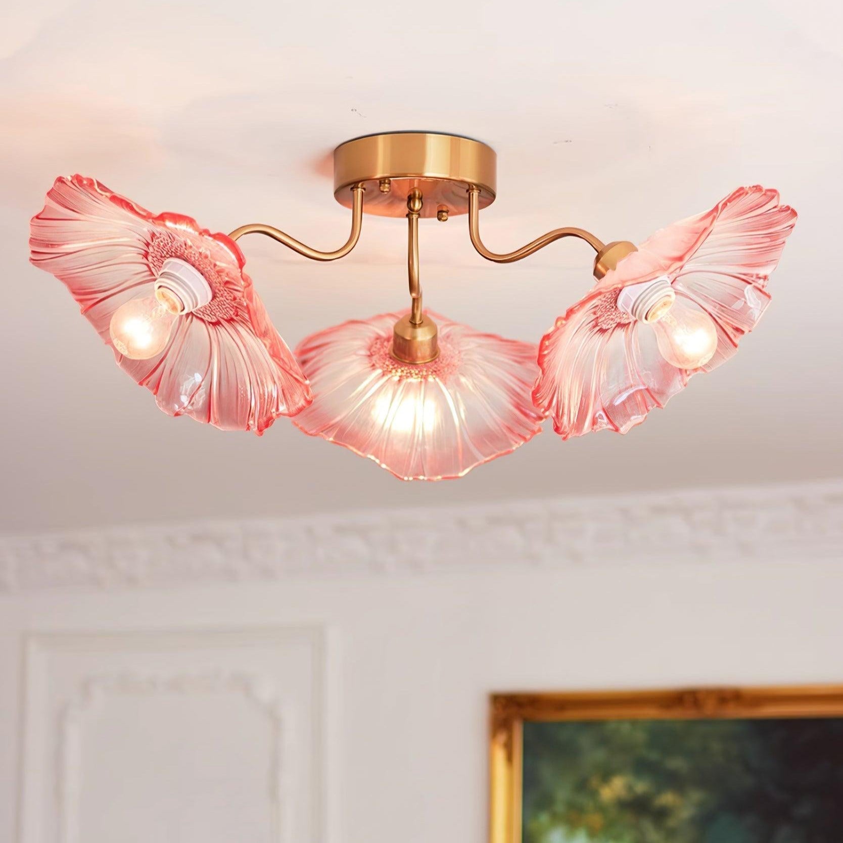 Ryne Deckenleuchte Glas