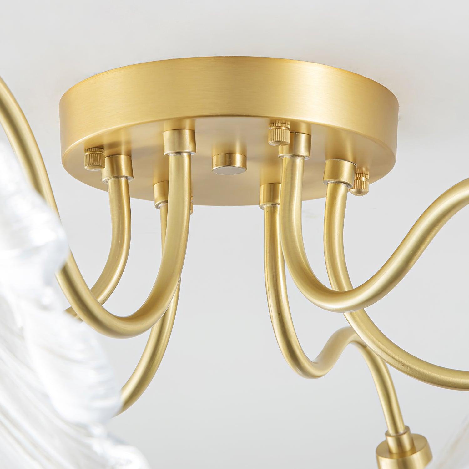 Ryne Deckenleuchte Glas