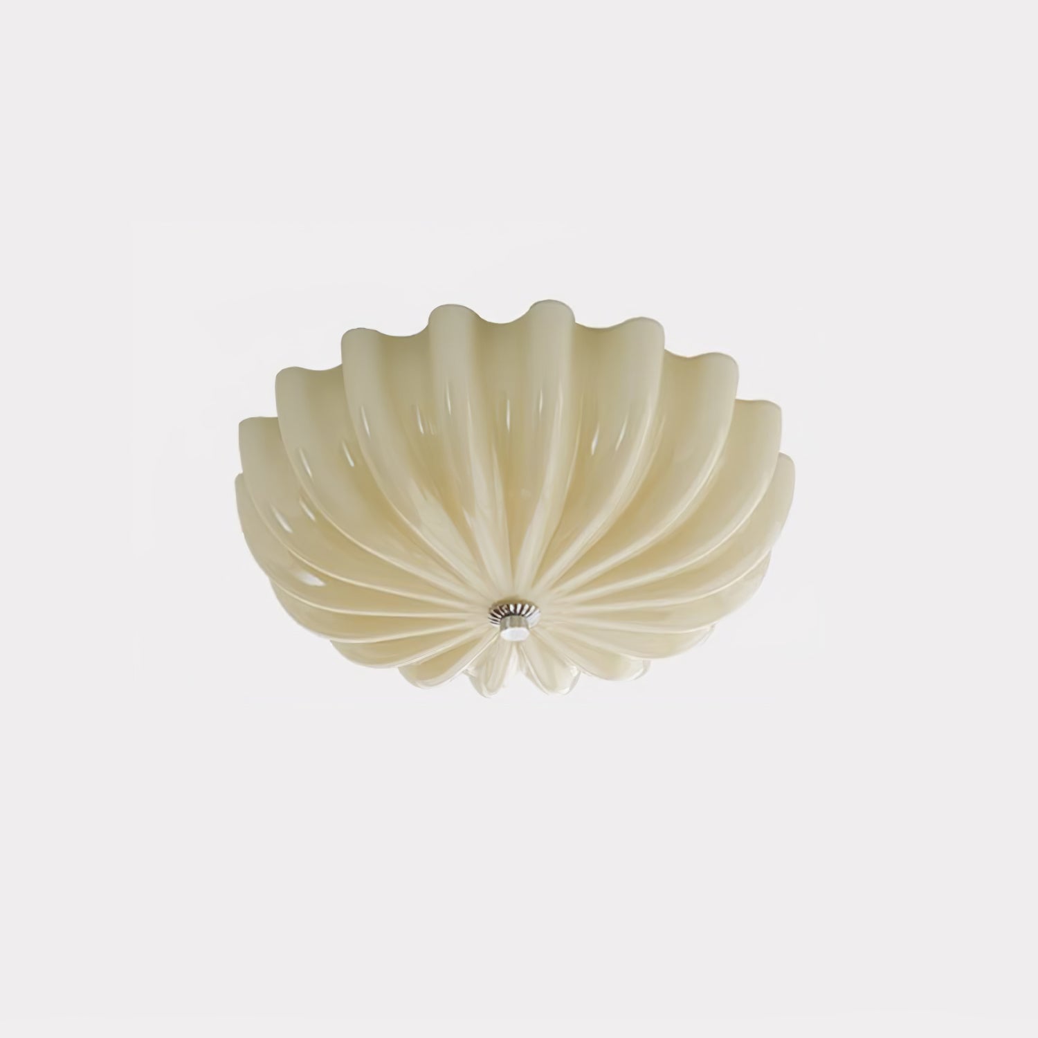 Aurora Ceiling Lamp Murano Blown Glass Shell Inspired - Blowlighting