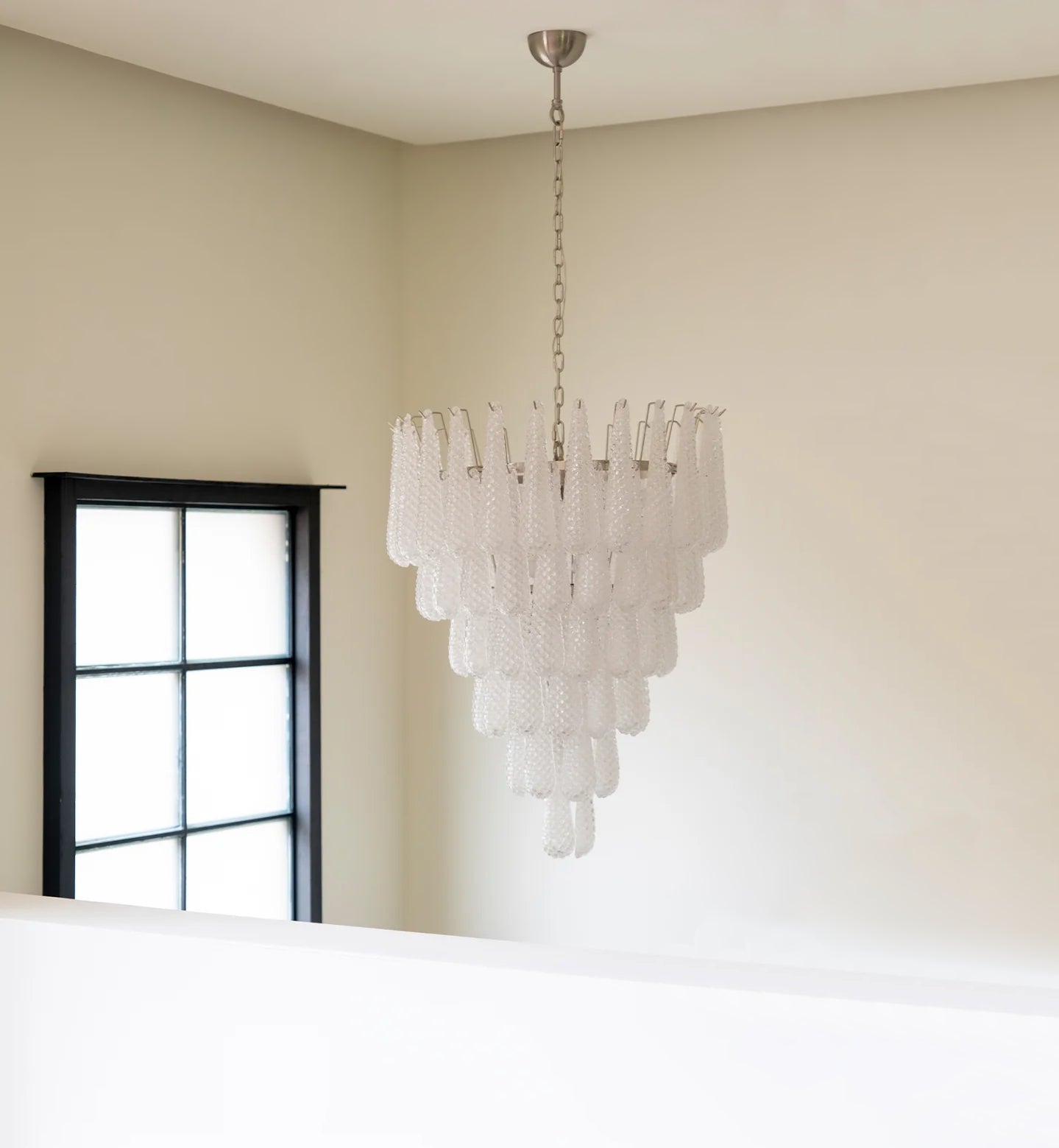 Aurora Chandelier Pinecone Murano Glass Textured Luxury - Neutralighting