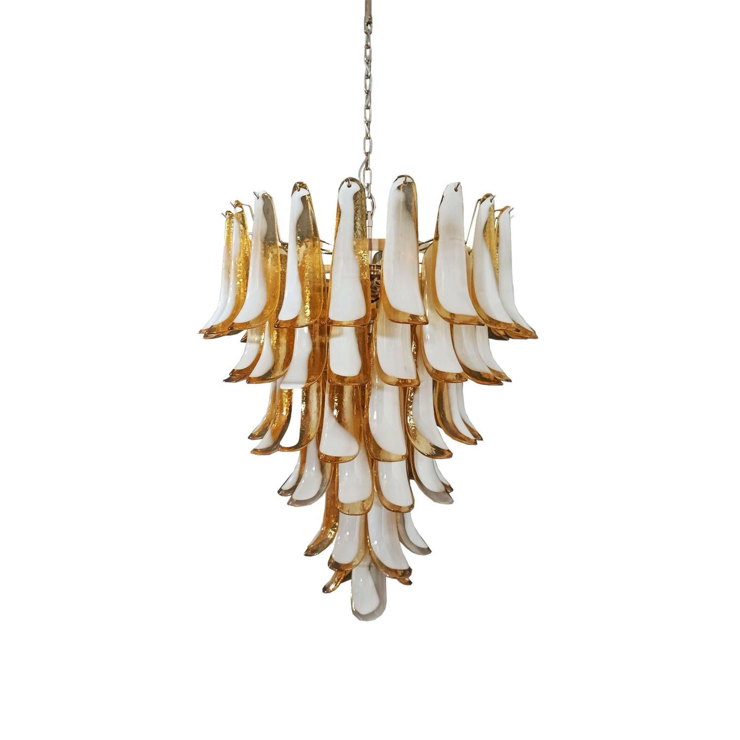 Alsorisra Postmodern Luxury Petal Glass Chandelier - Letslighting