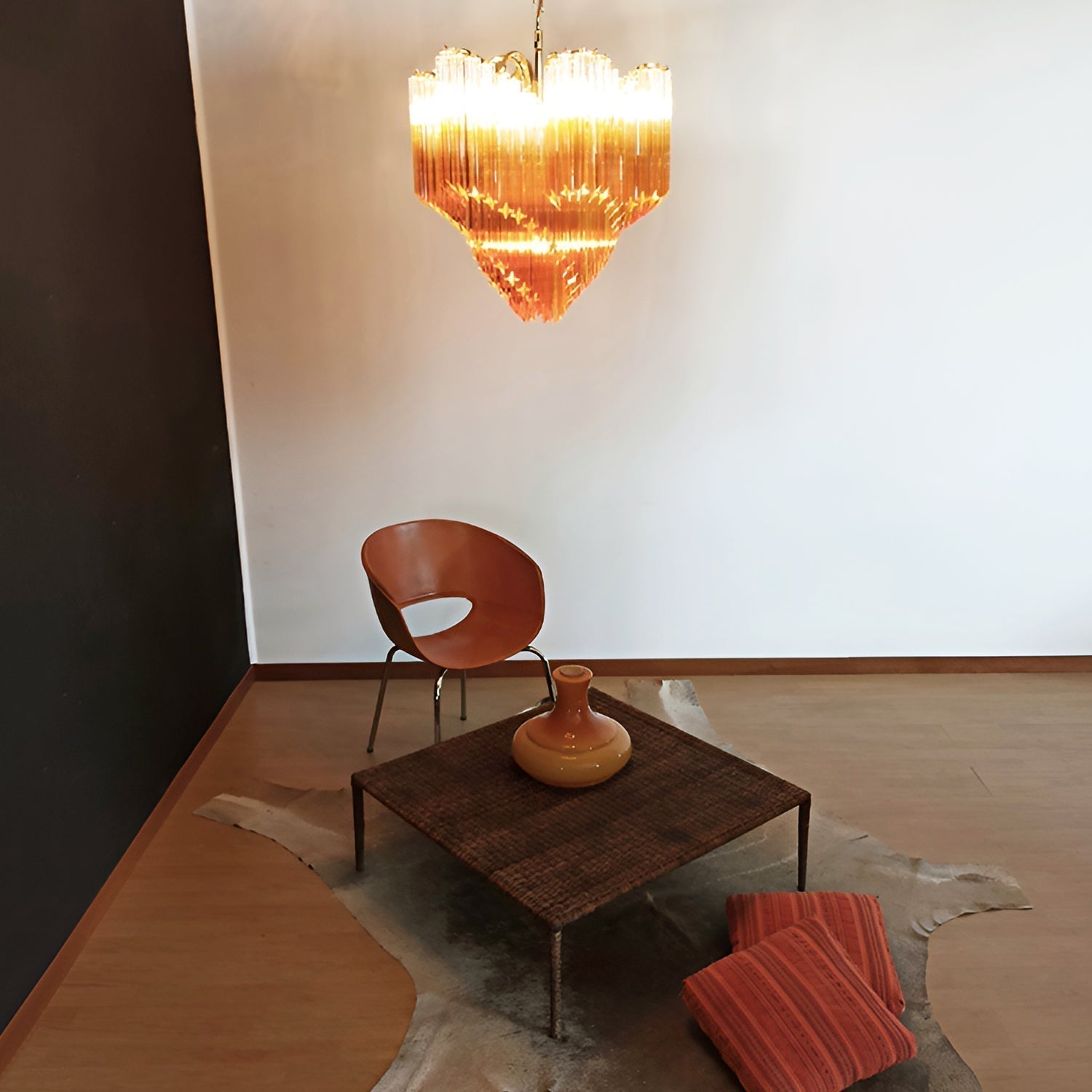 Evmararae Kronleuchter aus Farbverlaufsglas-Letslighting
