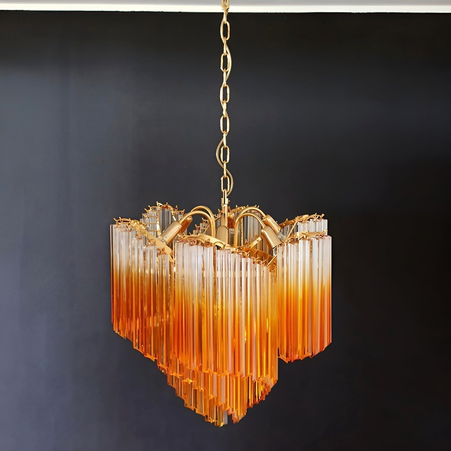 Evmararae Kronleuchter aus Farbverlaufsglas-Letslighting