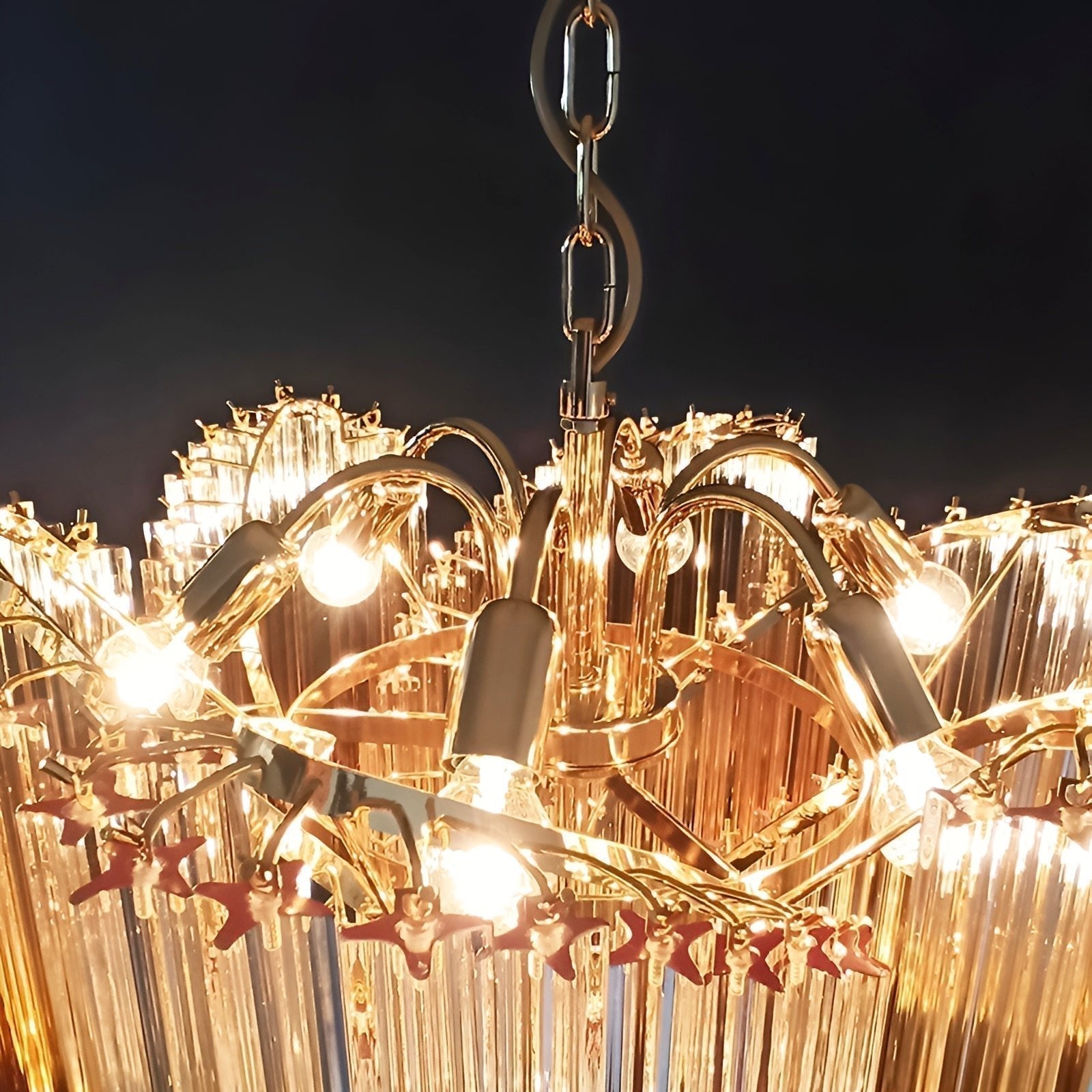 Evmararae Kronleuchter aus Farbverlaufsglas-Letslighting