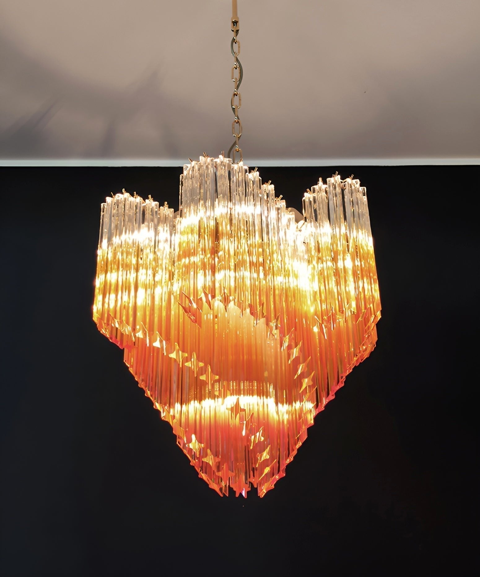 Evmararae Kronleuchter aus Farbverlaufsglas-Letslighting