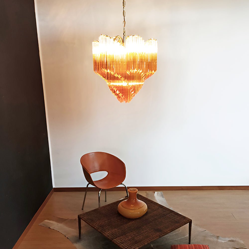 Evmararae Kronleuchter aus Farbverlaufsglas-Letslighting