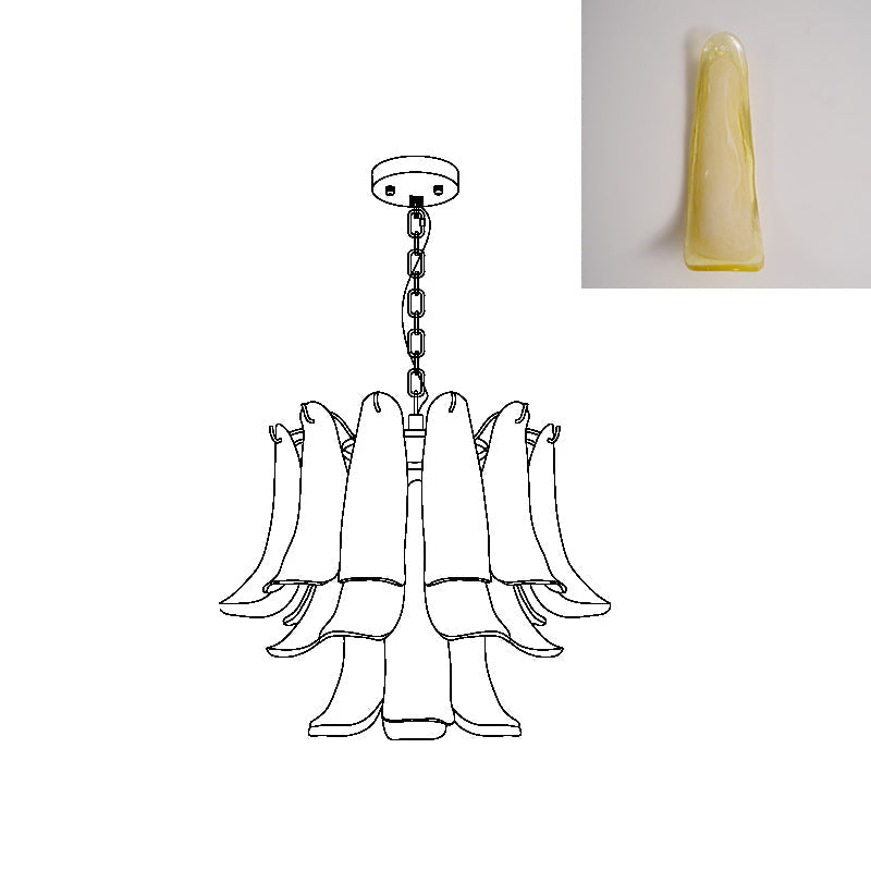 Moirai Kronleuchter aus Murano-Glas