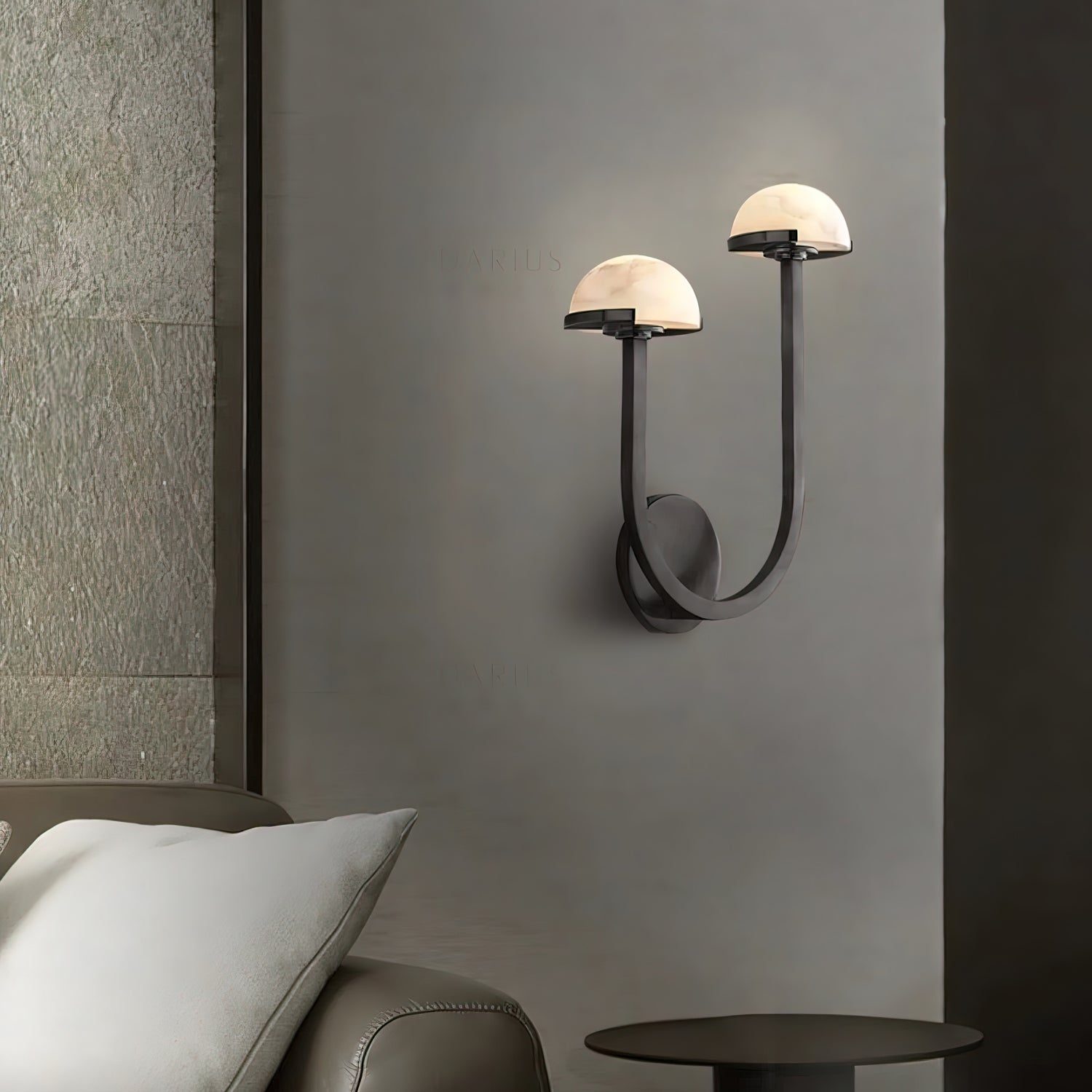 Vitalira Double Alabaster Wall Light - Blowlighting