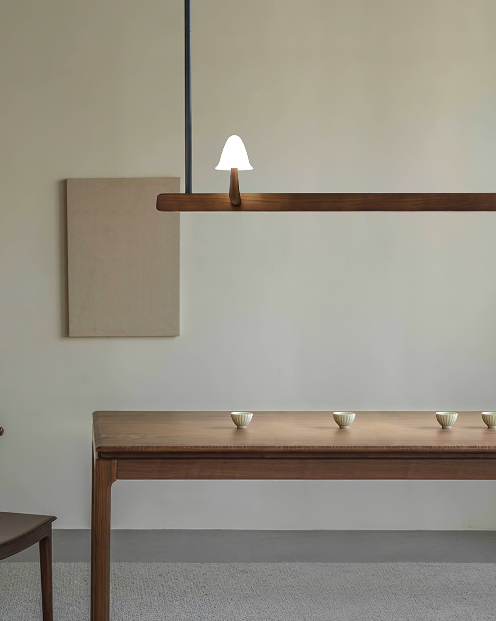 Lustra Kronleuchter Pilz Holz Minimalistisch Modern-Letslighting