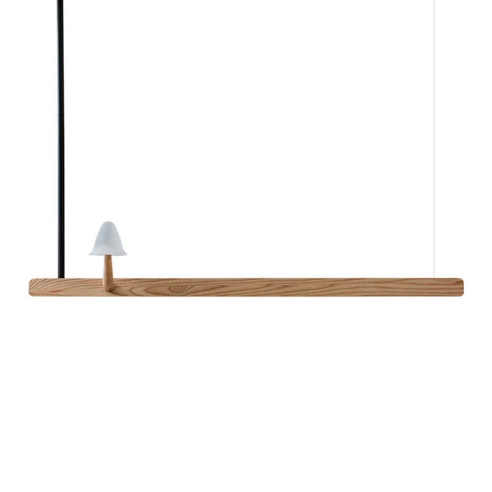 Lustra Kronleuchter Pilz Holz Minimalistisch Modern-Letslighting