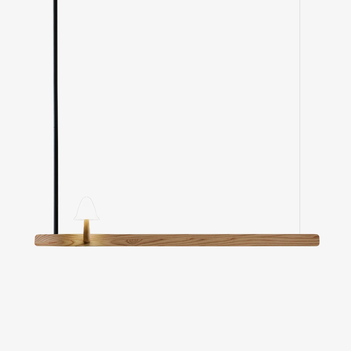 Lustra Kronleuchter Pilz Holz Minimalistisch Modern-Letslighting