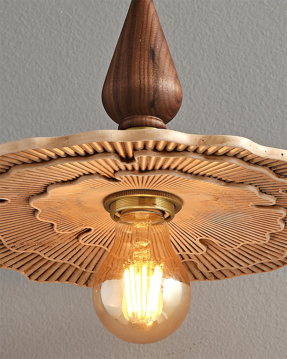 Vintage Pilzinspirierte Pendelleuchte Retro-Letslighting