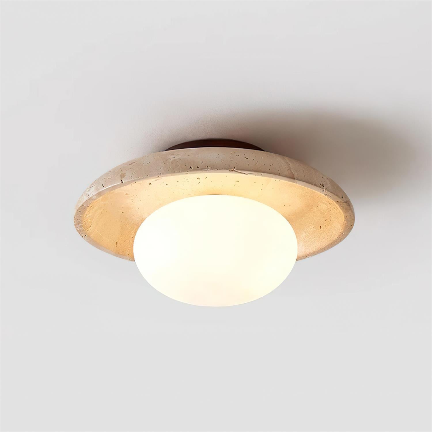Mylie Travertine Ceiling Light - Letslighting
