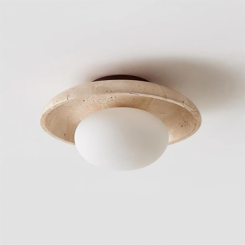 Mylie Travertine Ceiling Light - Letslighting