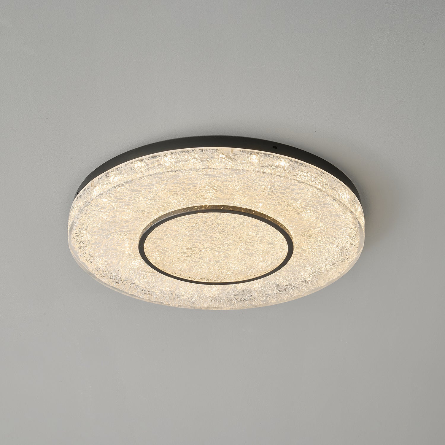 Lustra Deckenleuchte Mysterious Circle Messingharz-Letslighting