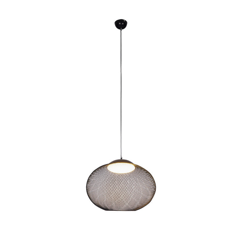 Lustra Pendelleuchte lic Netz Schwarz-Letslighting