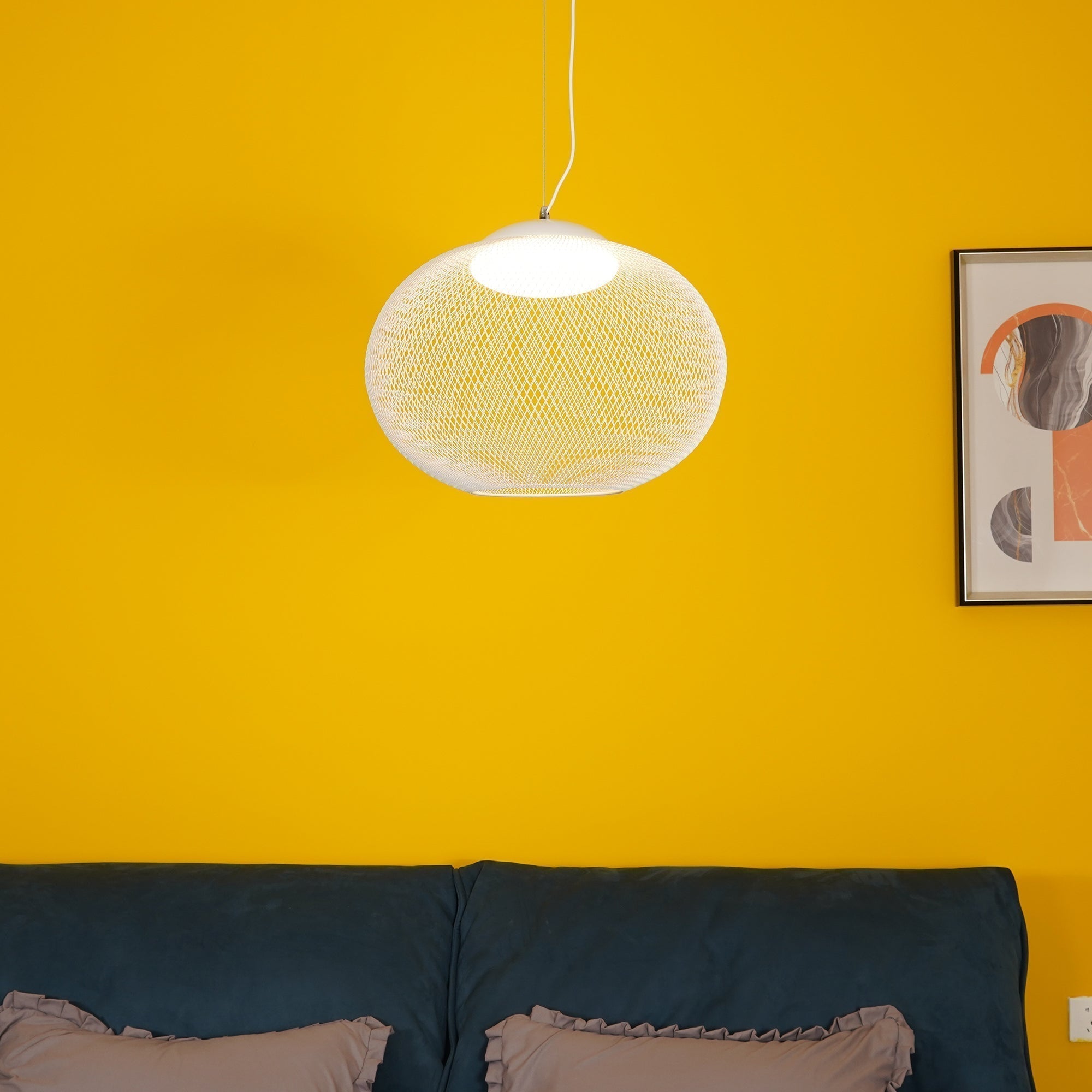 Lustra Pendelleuchte lic Netz Schwarz-Letslighting