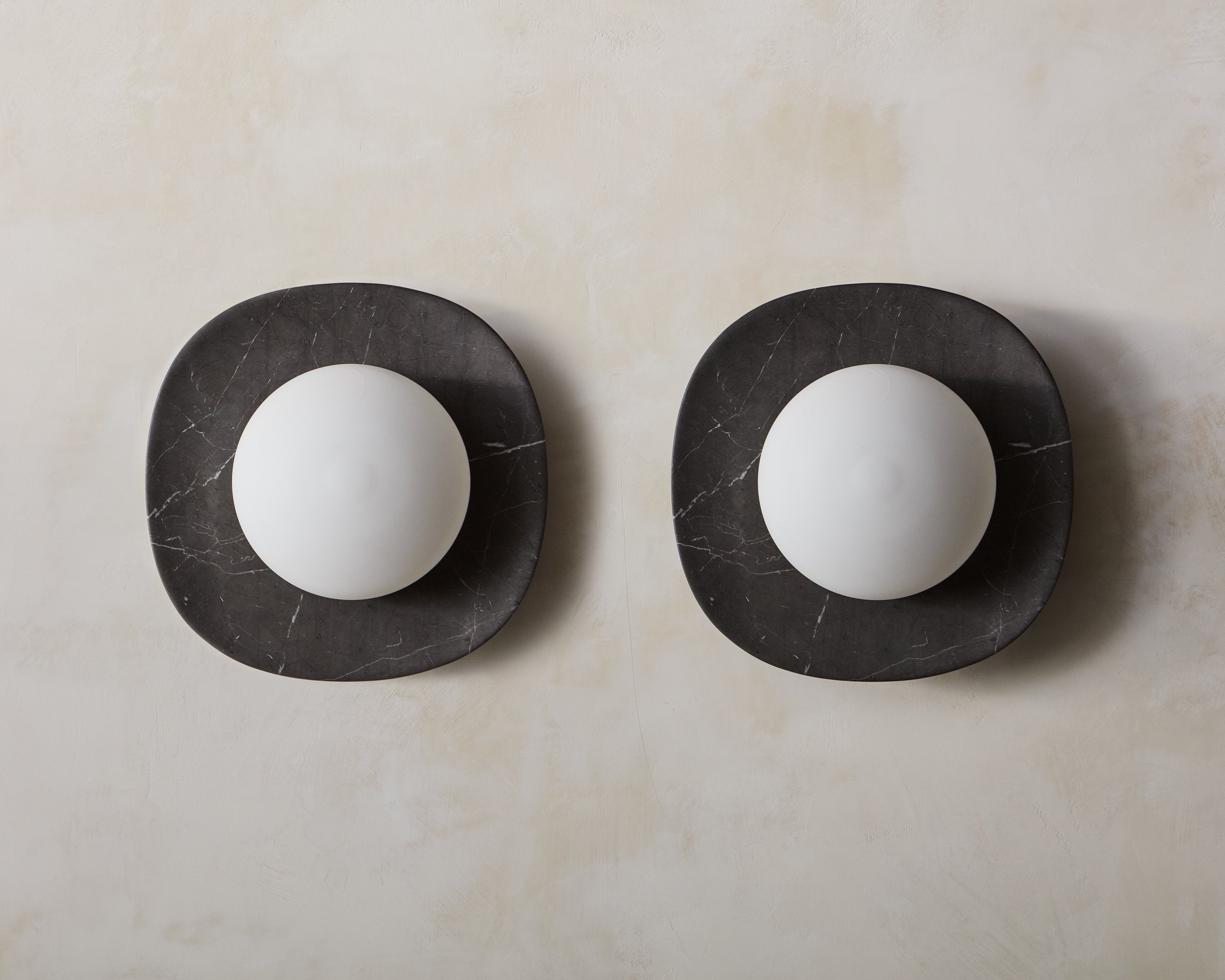 Cinoreth Marmor Glas Wandleuchte-Letslighting