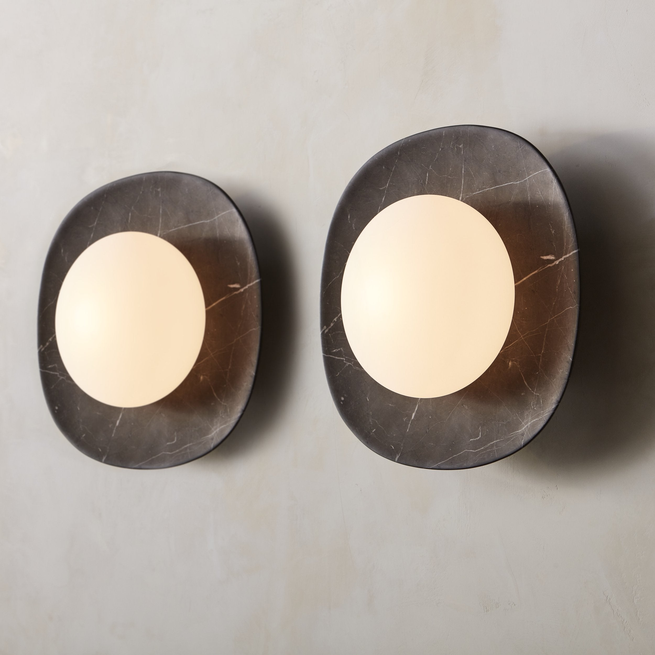 Cinoreth Marmor Glas Wandleuchte-Letslighting