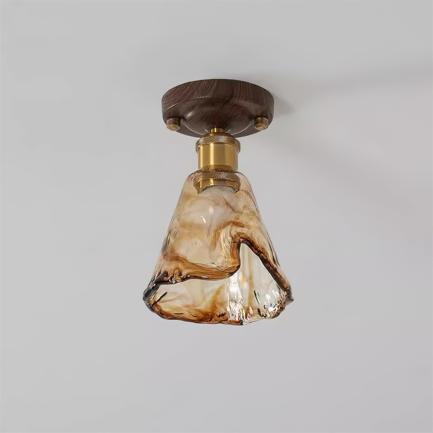 Velimo Bernstein Glas Einbau Leuchte-Letslighting