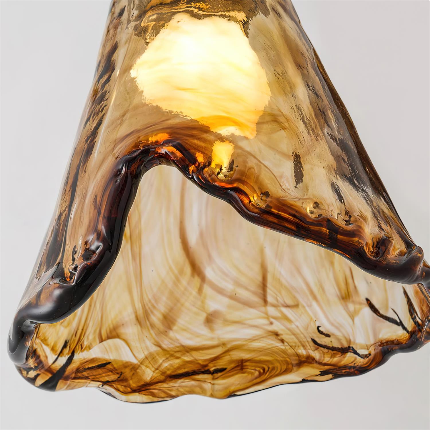 Beyona Amber Glass Chandelier - Letslighting