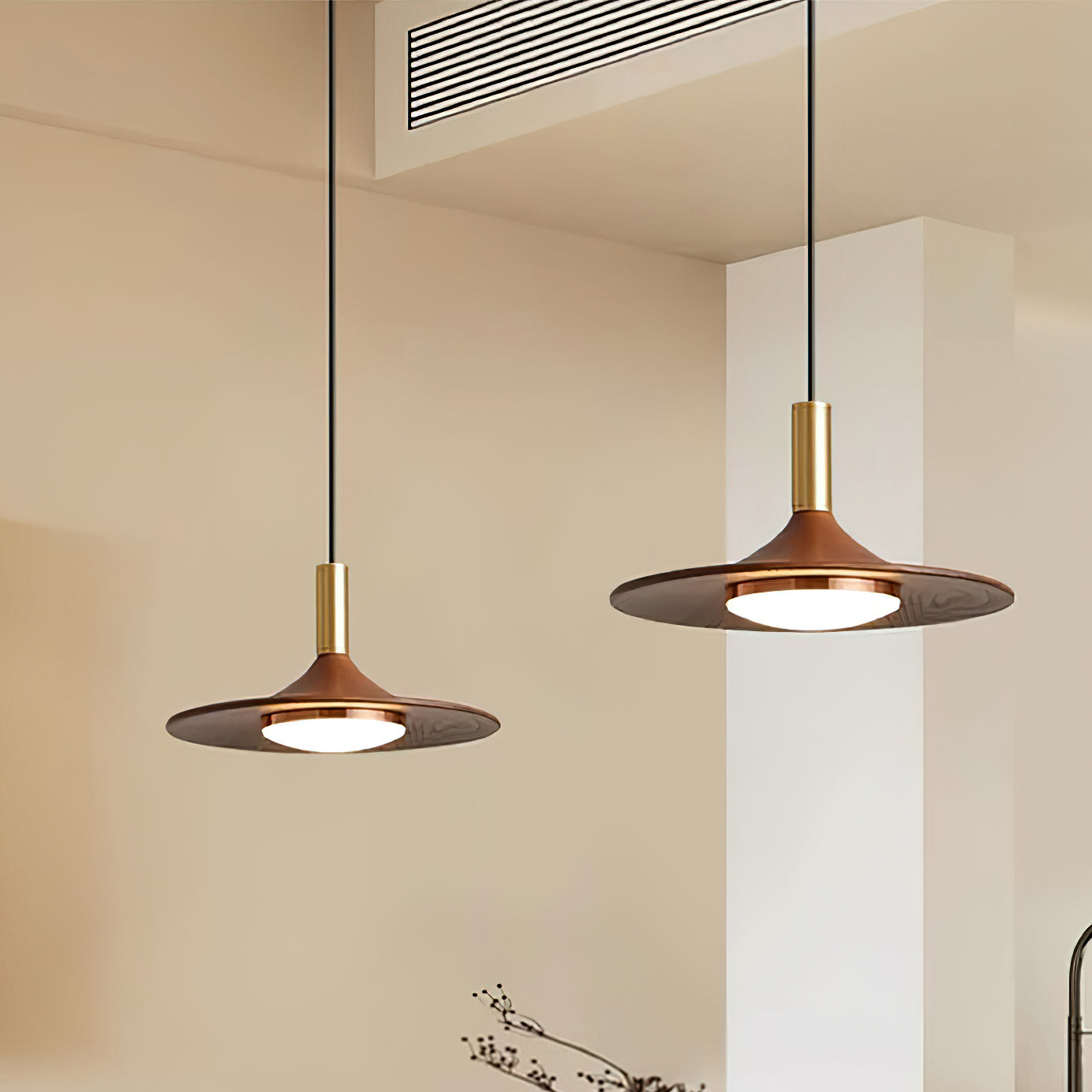 Pendelleuchte Hutform LED Midcentury-Letslighting