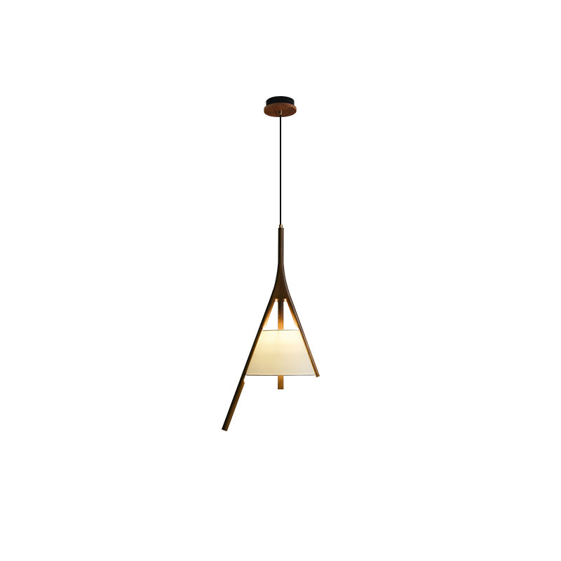 Zovenarae Dreieckige Pendelleuchte aus Holz-Letslighting