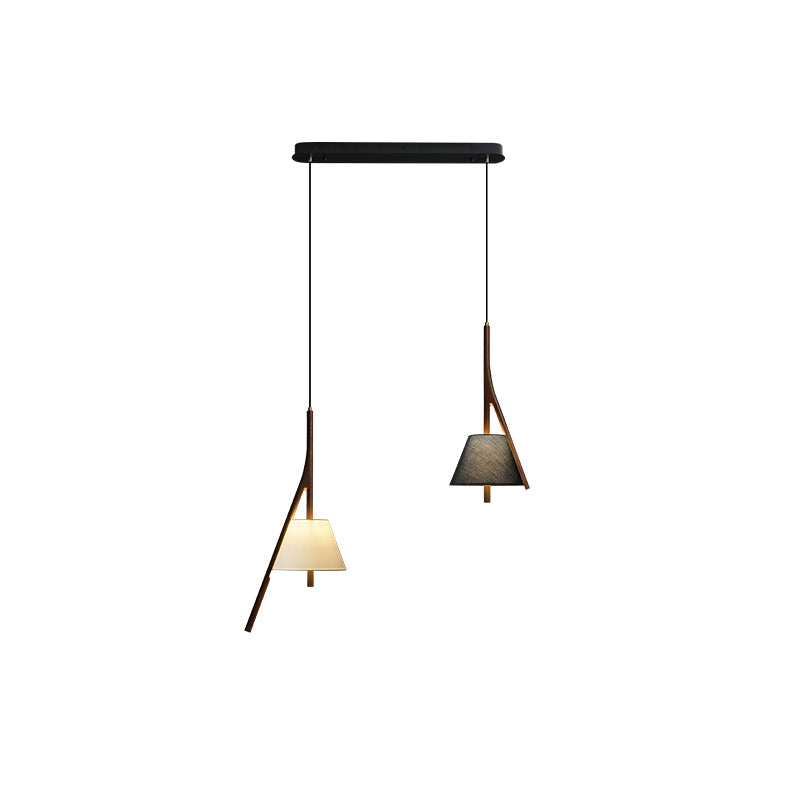 Zovenarae Dreieckige Pendelleuchte aus Holz-Letslighting