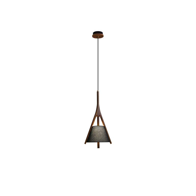 Zovenarae Dreieckige Pendelleuchte aus Holz-Letslighting