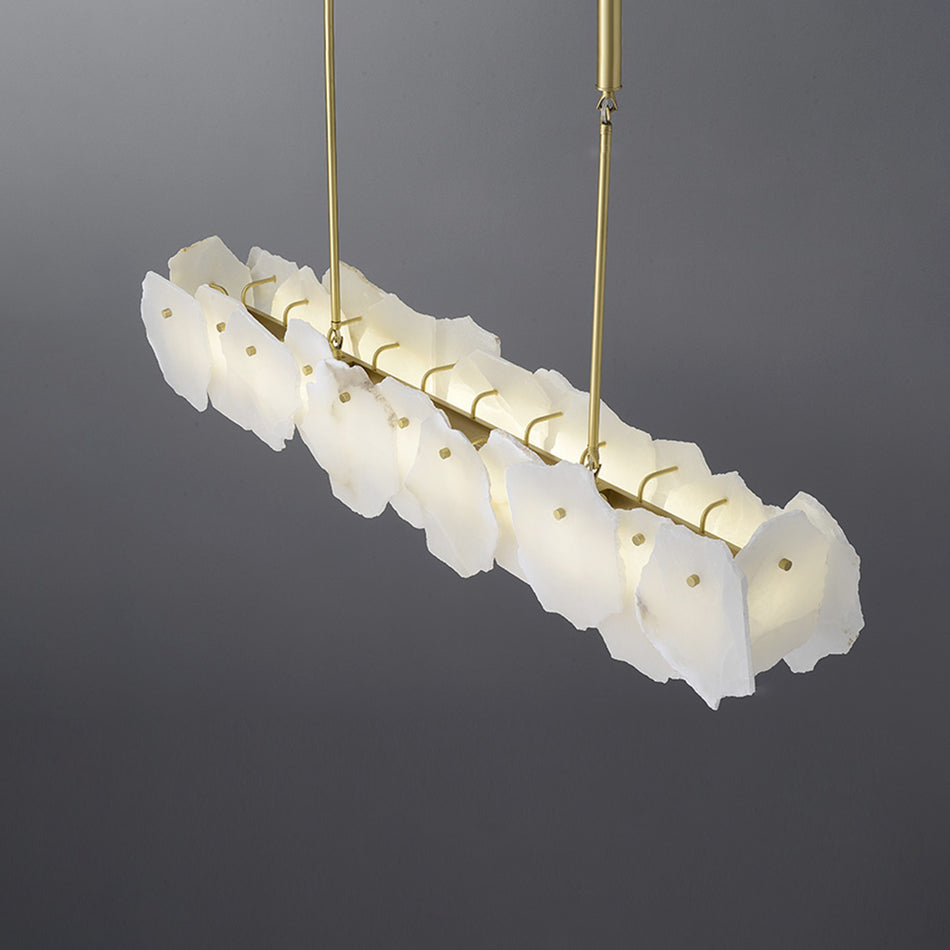 Catala Messing Alabaster Kronleuchter-Letslighting