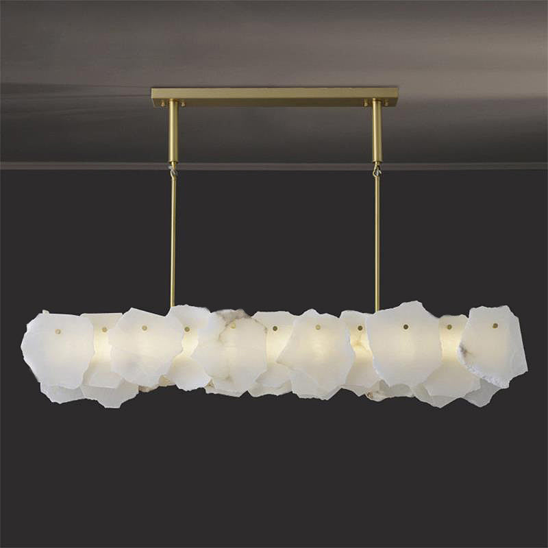 Catala Messing Alabaster Kronleuchter-Letslighting