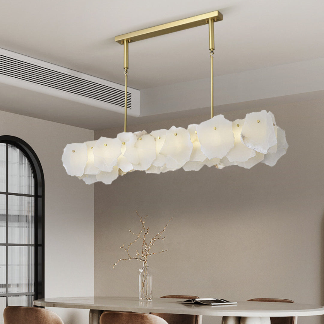 Catala Messing Alabaster Kronleuchter-Letslighting