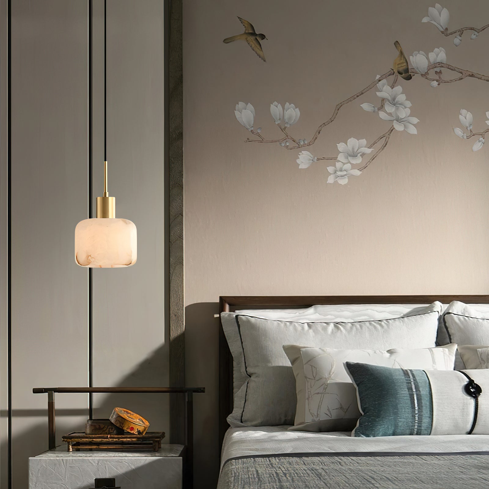 Eliriel Natural Small Alabaster Pendant Light - Letslighting