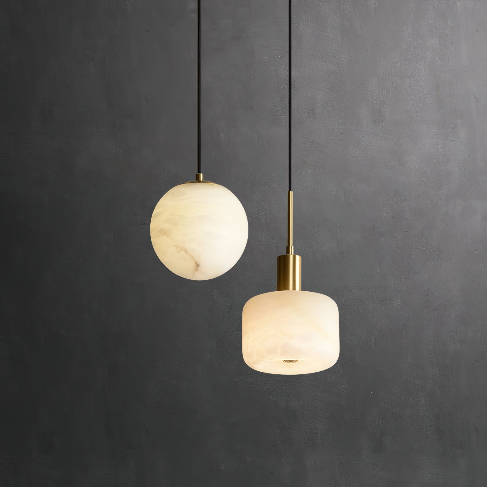 Eliriel Natural Small Alabaster Pendant Light - Letslighting