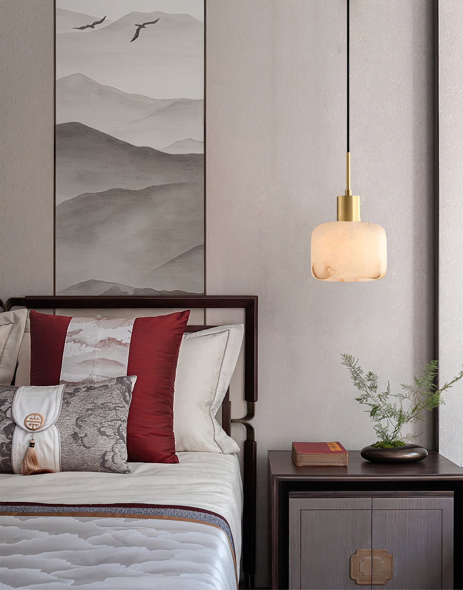 Eliriel Natural Small Alabaster Pendant Light - Letslighting