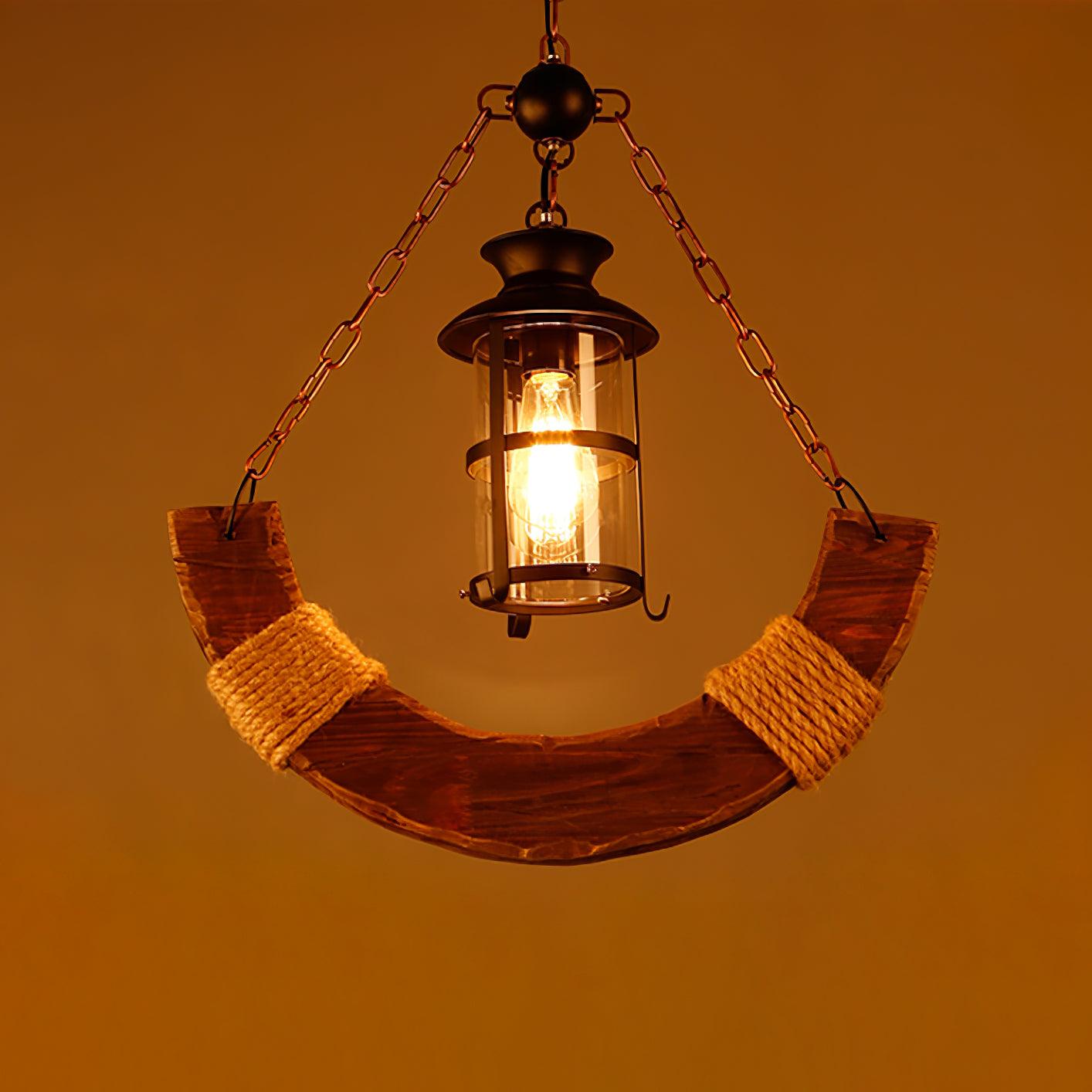 Aurzorir Vintage Holz Kronleuchter-Letslighting