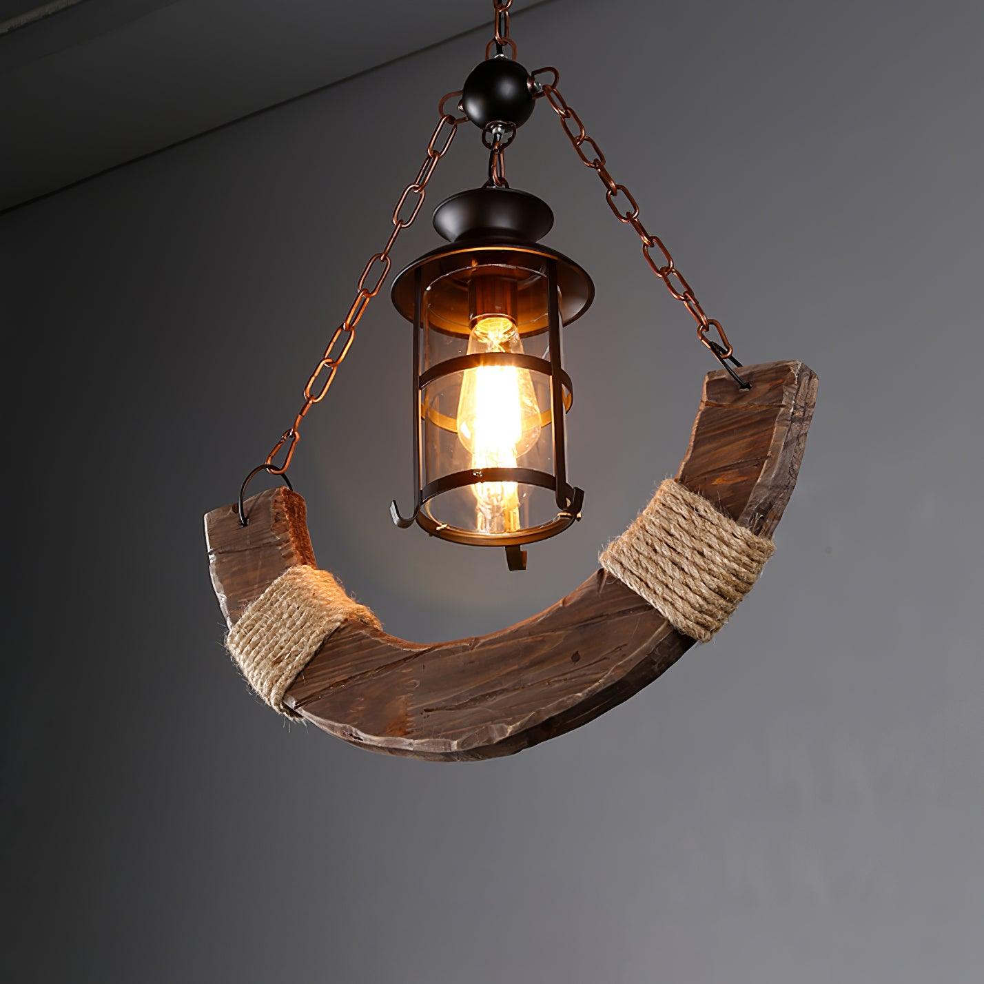 Aurzorir Vintage Holz Kronleuchter-Letslighting