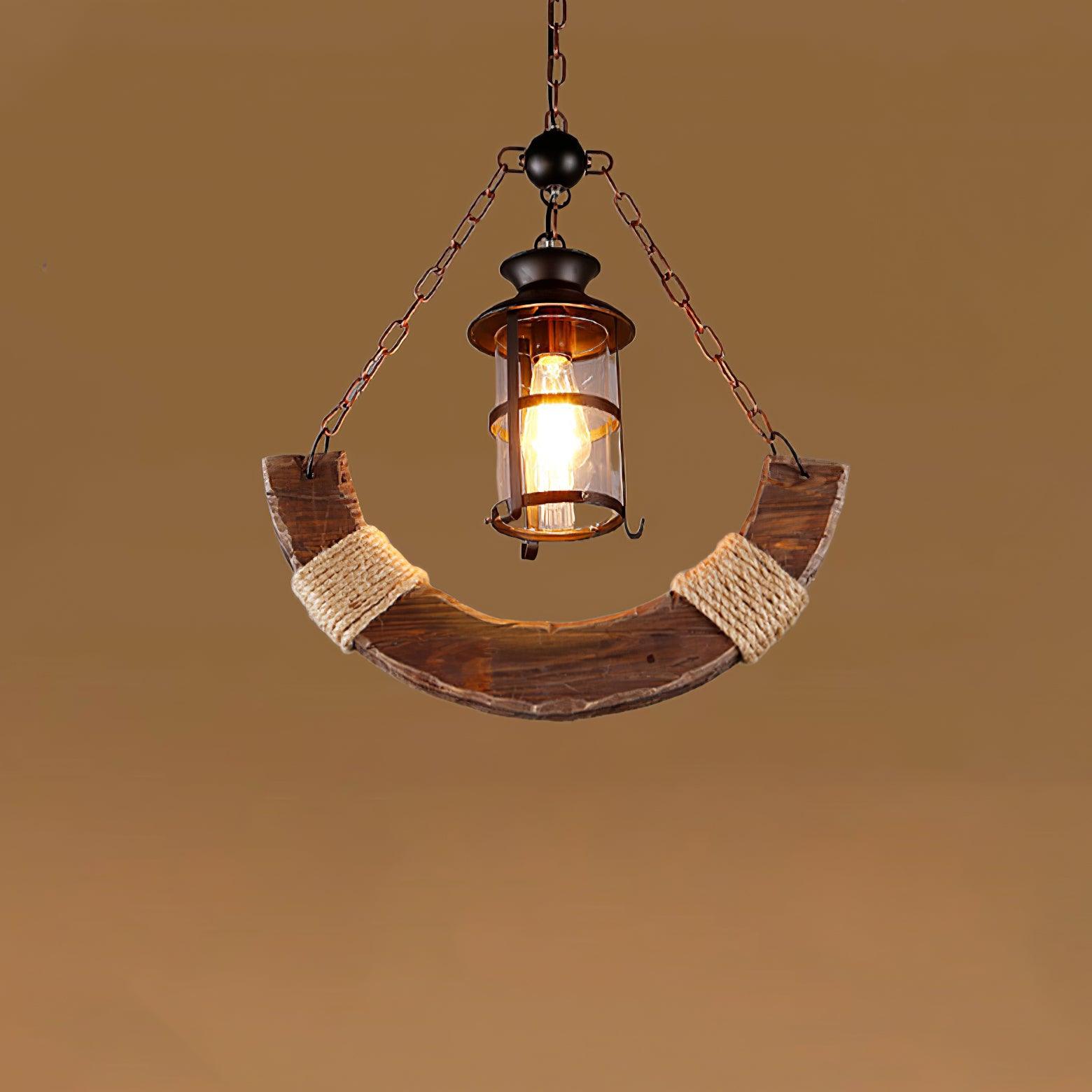 Aurzorir Vintage Holz Kronleuchter-Letslighting