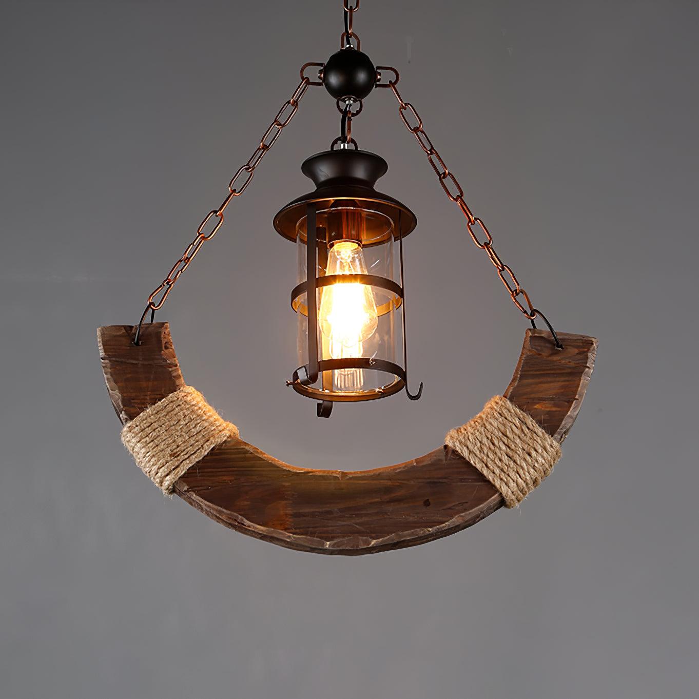 Aurzorir Vintage Holz Kronleuchter-Letslighting